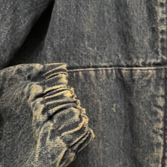 Vintage 80s Ralph Lauren Polo Denim Jacket Red Lining USA Mens Large L Bomber - Picture 8 of 16